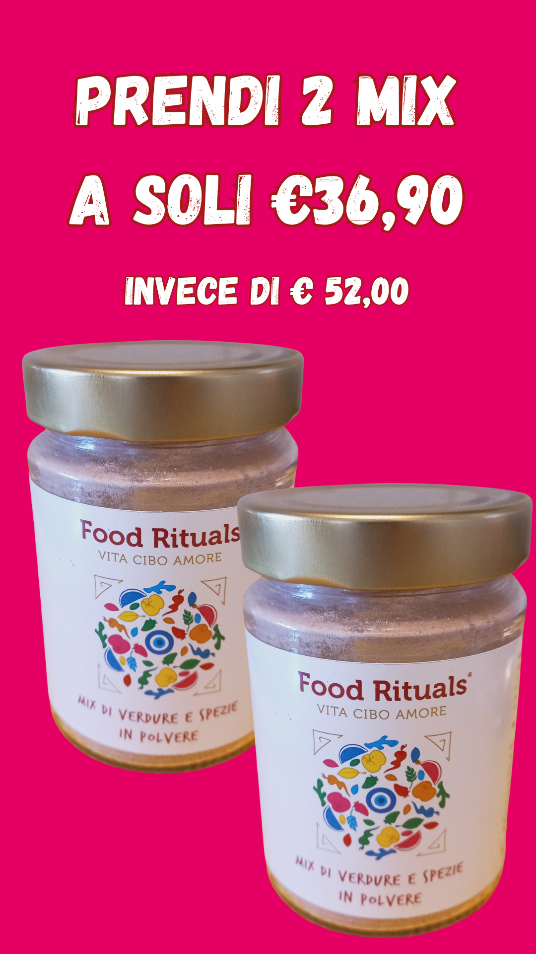 Mix Food Rituals verdure e spezie in polvere SUPER PROMO